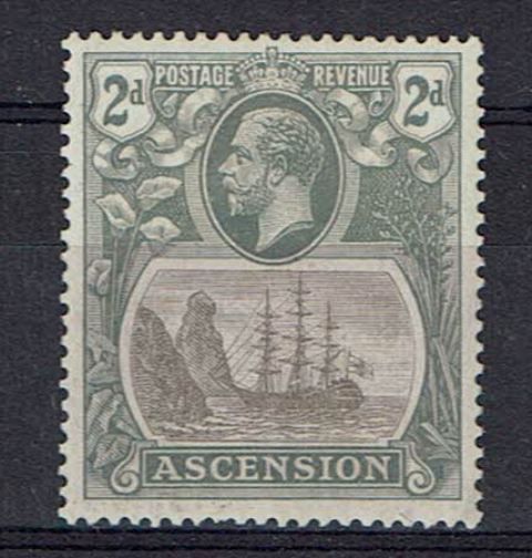 Image of Ascension SG 13a LMM British Commonwealth Stamp